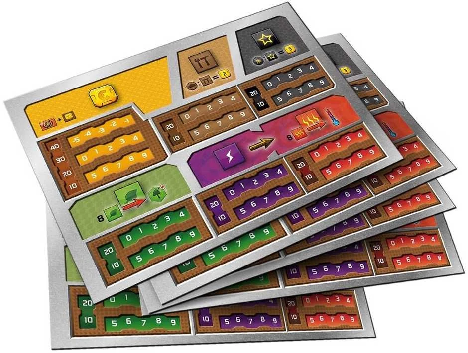 Rebel „Fryxgames“ „Terraforming Mars“: dviejų sluoksnių žaidėjų lentos (5 vnt.)