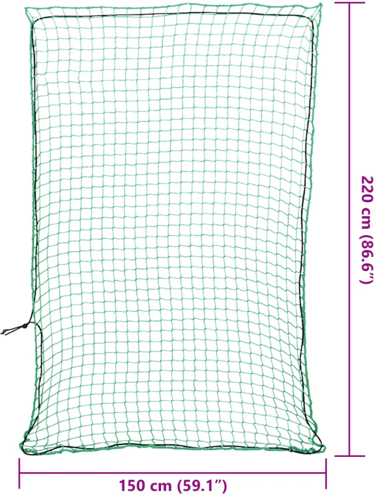 Tinklas priekabai su elastine virve, 2,2x1,5m, PP