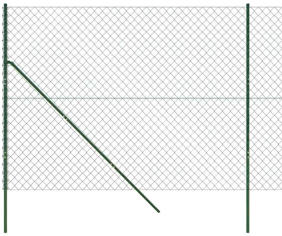 Tinklinė tvora, žalios spalvos, 1,6x25m
