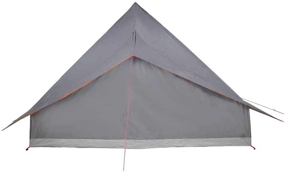 Tipi palapinė 10 asmeniui Pilka ir oranžinė tafta