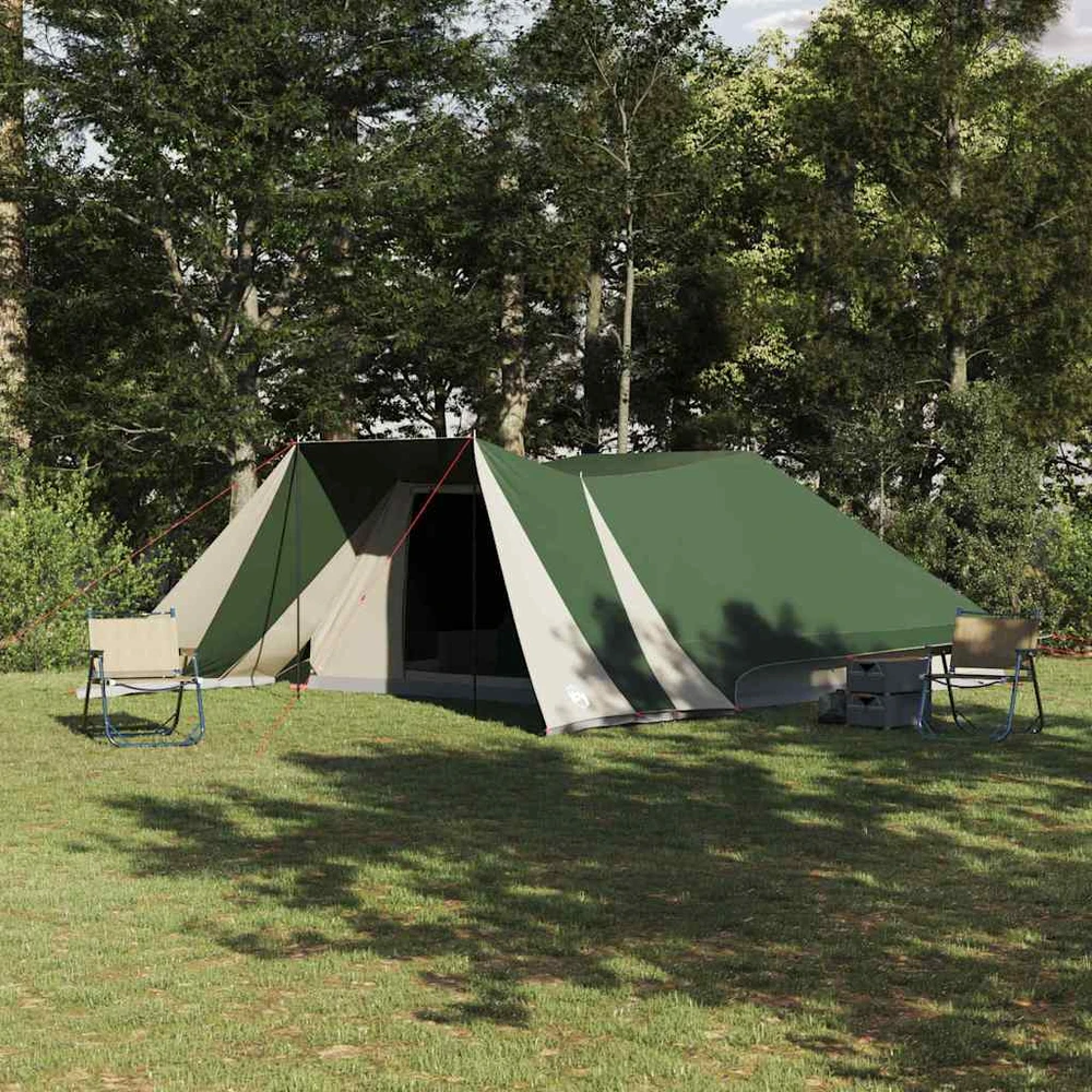 Tipi palapinė 12 asmeniui Žalia tafta