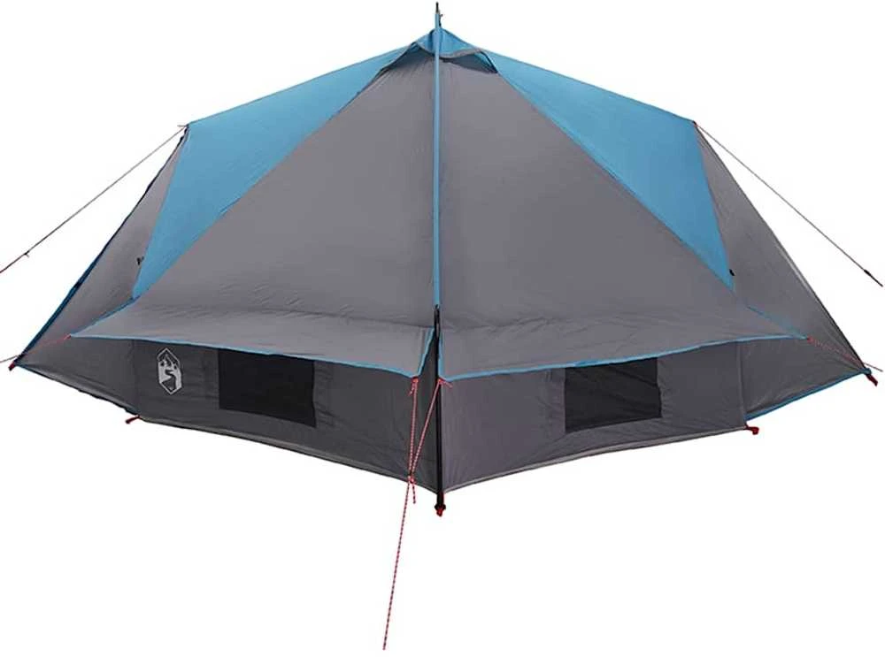 Teepee palapinė 8 asmenims 8 asmeniui Mėlyna ir Pilka
