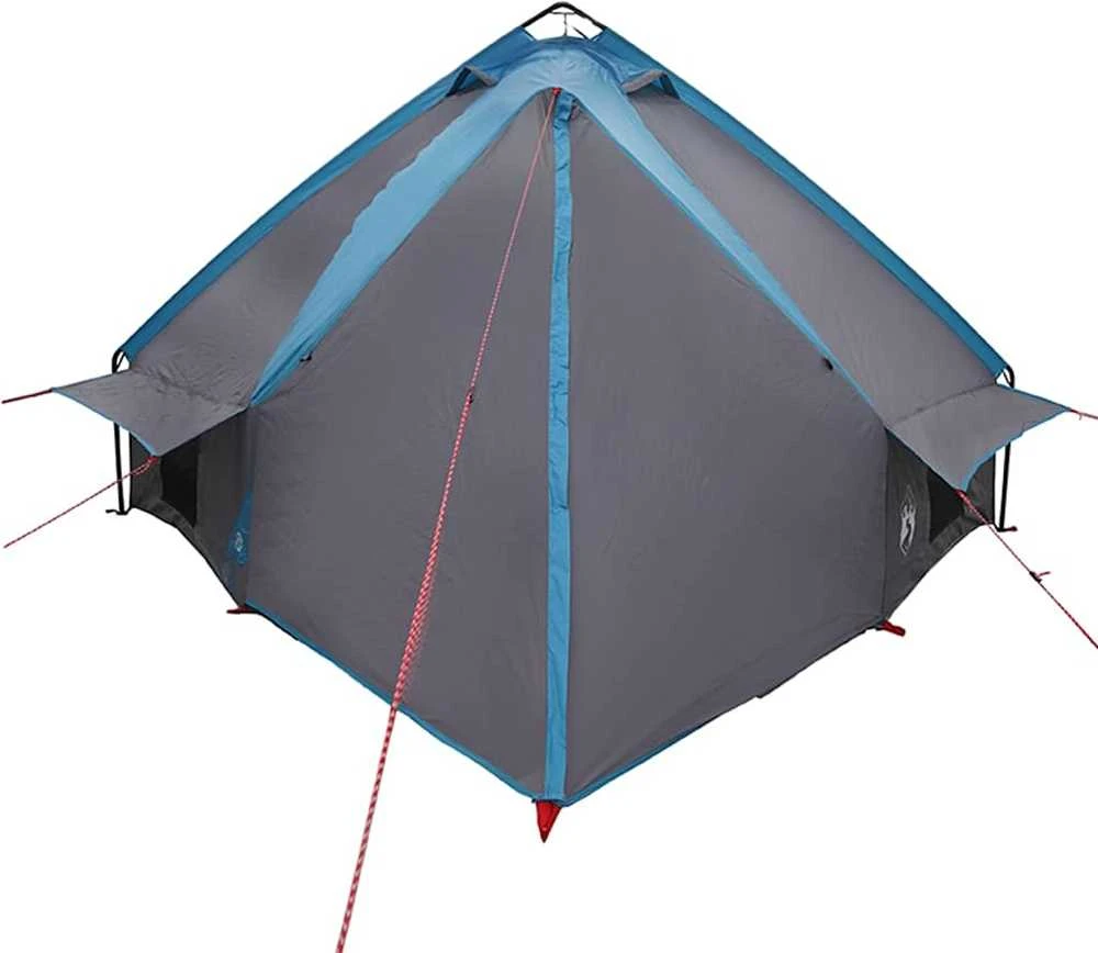 Teepee palapinė 8 asmenims 8 asmeniui Mėlyna ir Pilka