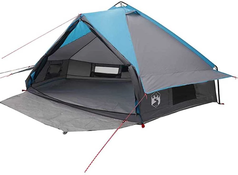 Teepee palapinė 8 asmenims 8 asmeniui Mėlyna ir Pilka