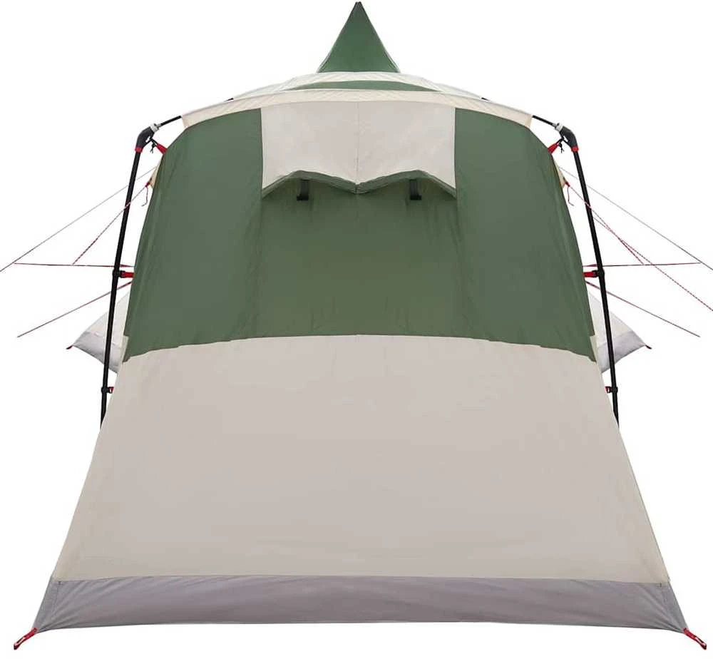 Teepee Palapinė 8 Asmenims 8 asmeniui Žalia