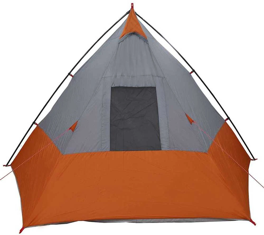 Tipi palapinė 6 asmeniui Pilka ir oranžinė tafta