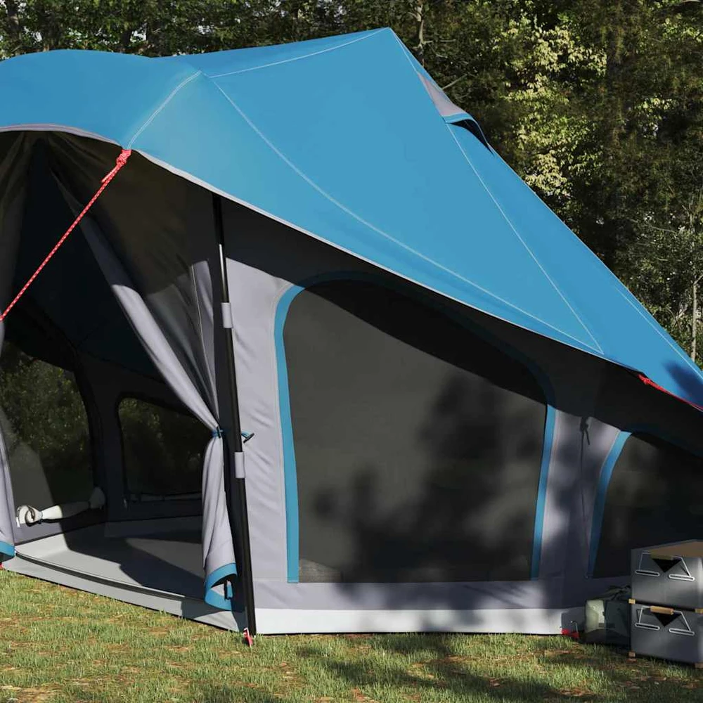 Tipi palapinė su stogu Mėlyna 508 x 470 x 300 cm tafta