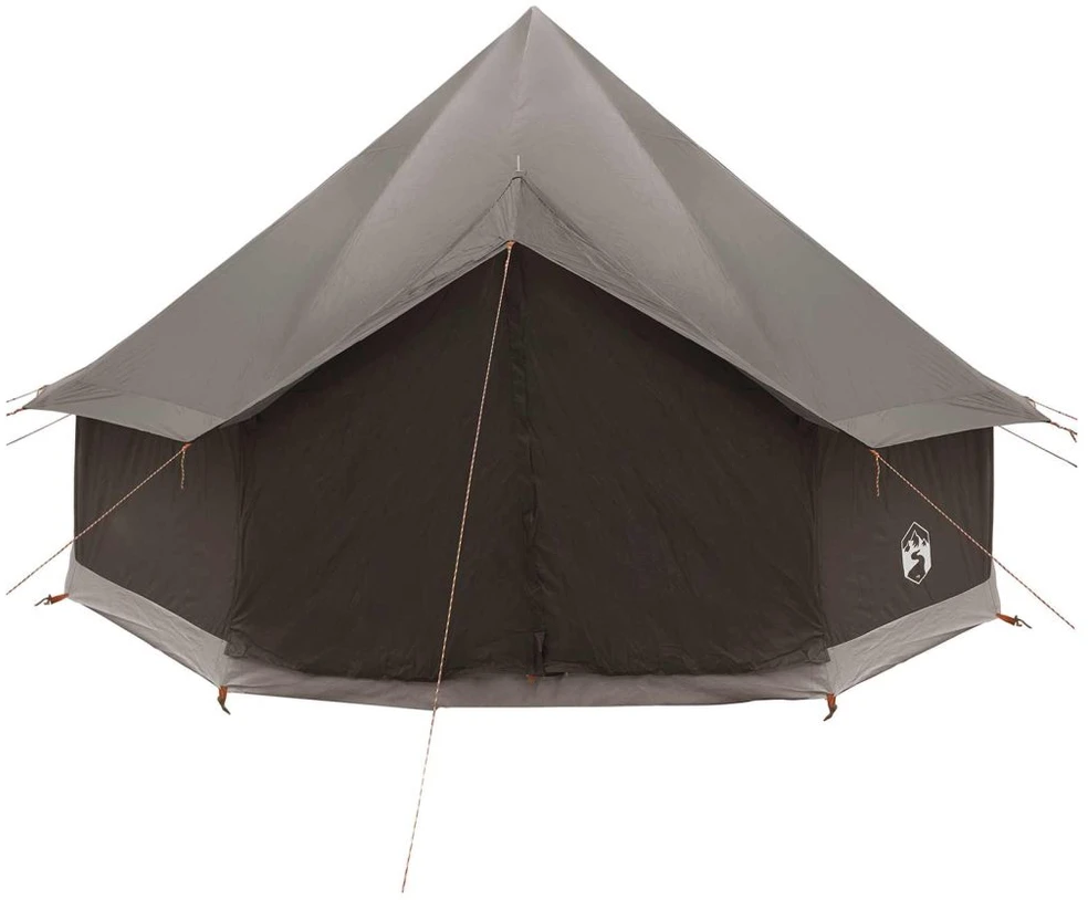Tipi palapinė 6 asmeniui Ruda Pilka Poliesteris ir plienas