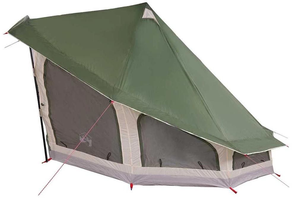 Tipi palapinė su stogu Žalia 508 x 470 x 300 cm tafta