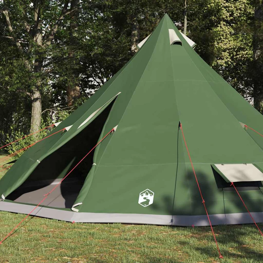 Tipi palapinė su stogu Žalia 560 x 560 x 300 cm tafta