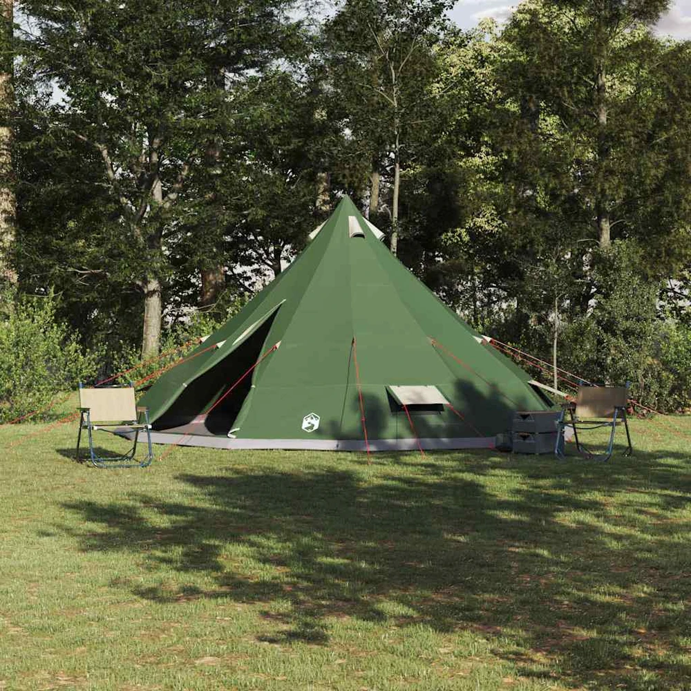 Tipi palapinė su stogu Žalia 560 x 560 x 300 cm tafta