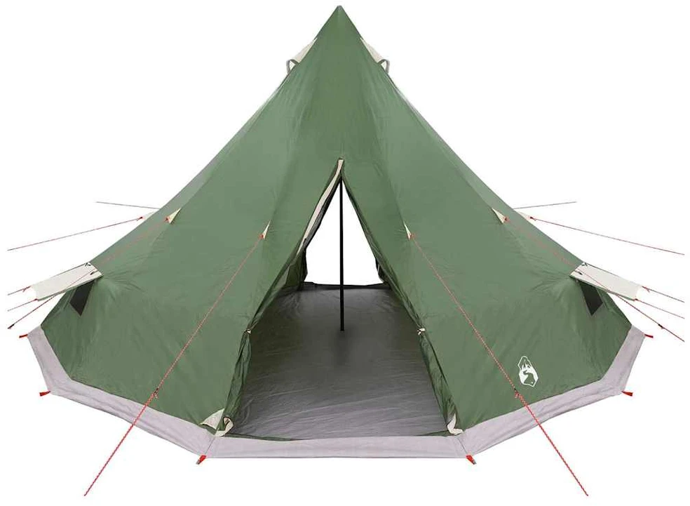 Tipi palapinė su stogu Žalia 560 x 560 x 300 cm tafta