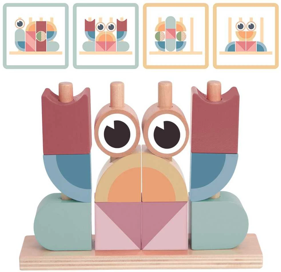 Tooky Toys TOOKY TOY medinė krabuko dėlionė