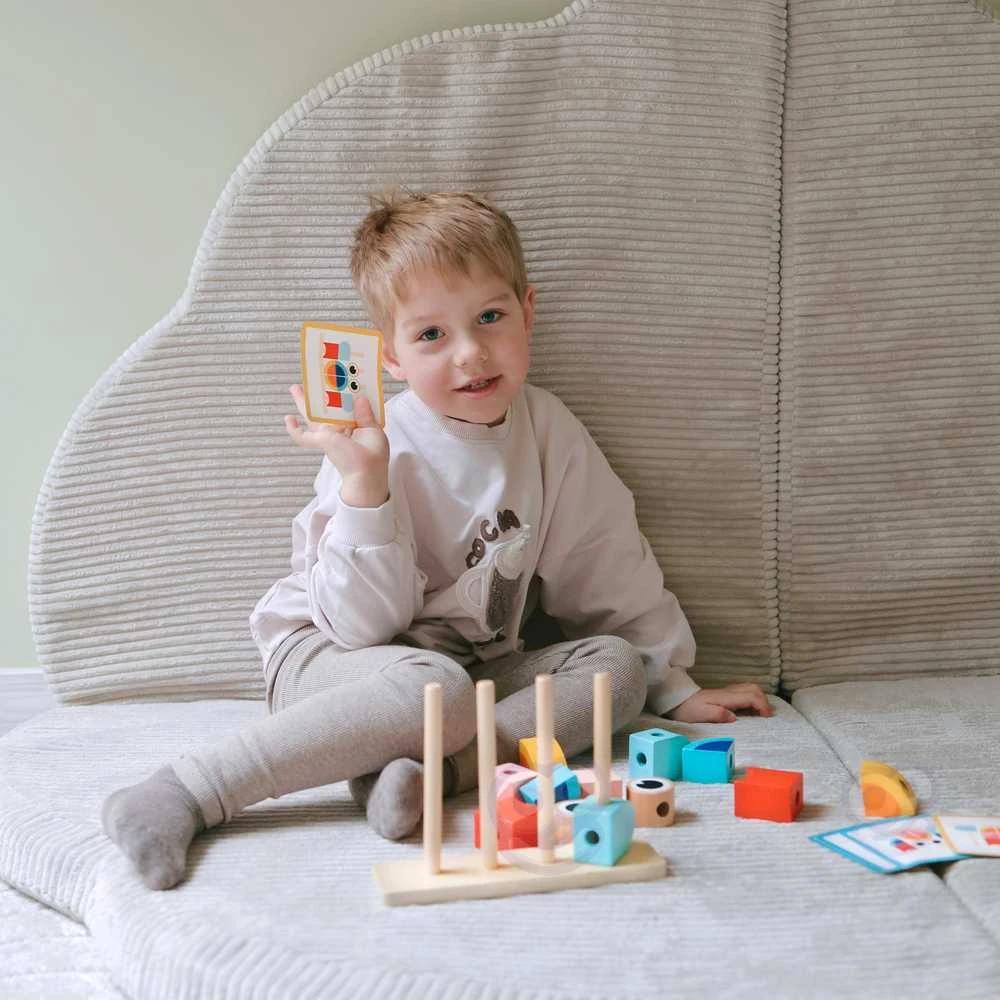 Tooky Toys TOOKY TOY medinė krabuko dėlionė