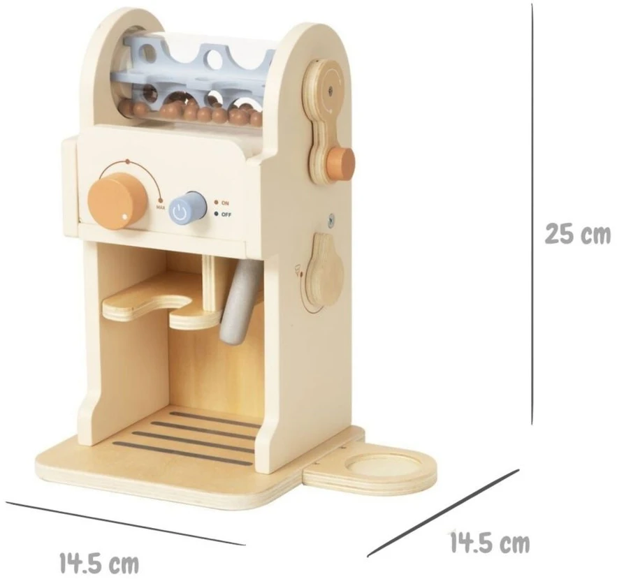 Tooky Toys TOOKY TOY Medinis kavos rinkinys Barista Express