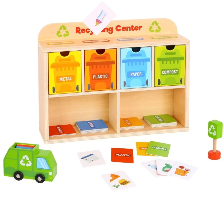 Tooky Toys Tooky Toy Švietimo Žaislas Dėl Atliekų Rūšiavimo