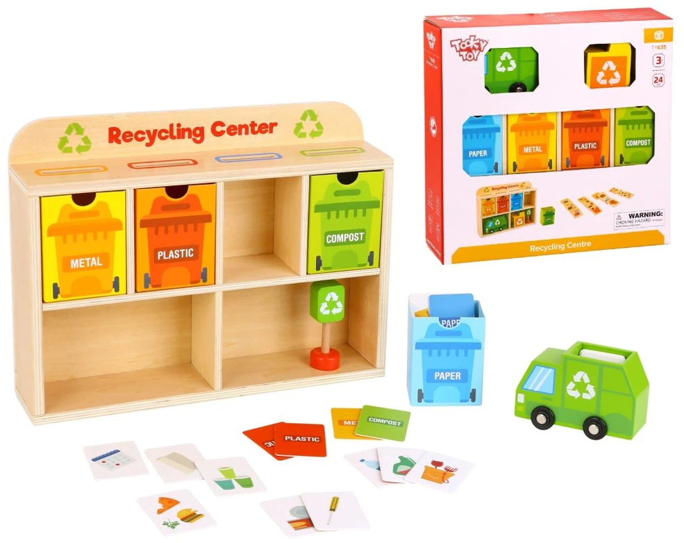 Tooky Toys Tooky Toy Švietimo Žaislas Dėl Atliekų Rūšiavimo