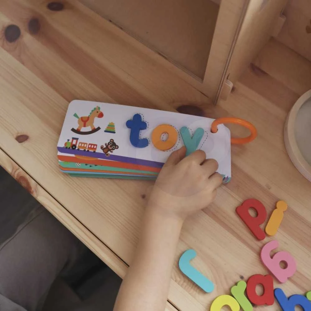 Dėlionė Tooky Toys Tooky Toy Alphabeto Galvosūkis Montessori - Gyvūnų Raidės 57 vnt.
