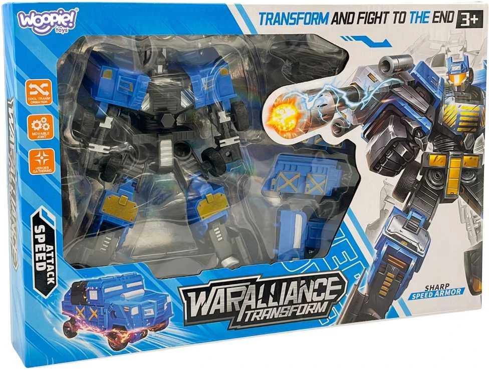 WOOPIE 53897 transformuojantis robotas 2in1 kovos transporto priemonė