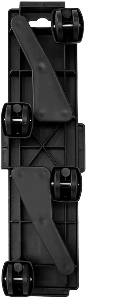 Transportavimo platformos su 4 ratukais, 4vnt., juodos, PP