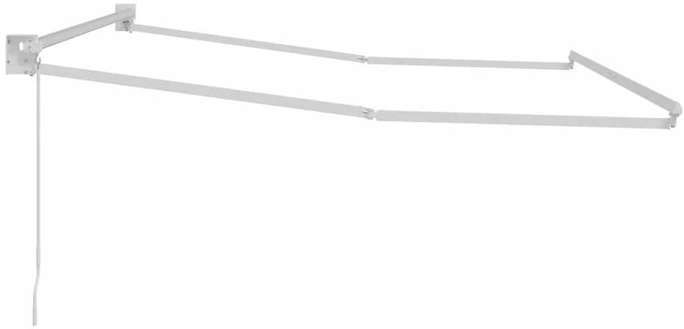 Traukiamas markizės rėmas Baltas 350 x 250 cm Aliuminis