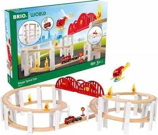 Ravensburger Traukinukų rinkinys BRIO Mega Spiral Set