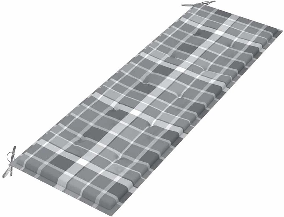 Trivietis sodo suoliukas su pagalve, 150cm, eukalipto masyvas