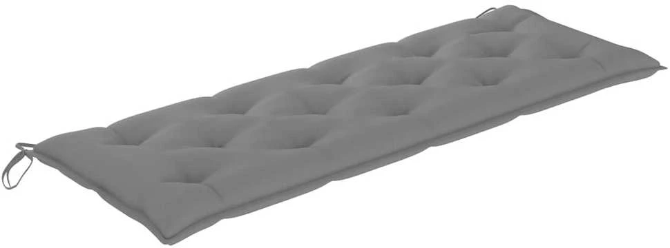 Trivietis sodo suoliukas su pagalvėle, 150cm, eukalipto masyvas