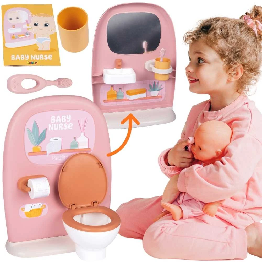 Tualetas lėlėms Smoby Baby Nurse iki 42 cm
