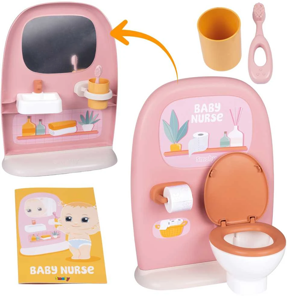 Tualetas lėlėms Smoby Baby Nurse iki 42 cm