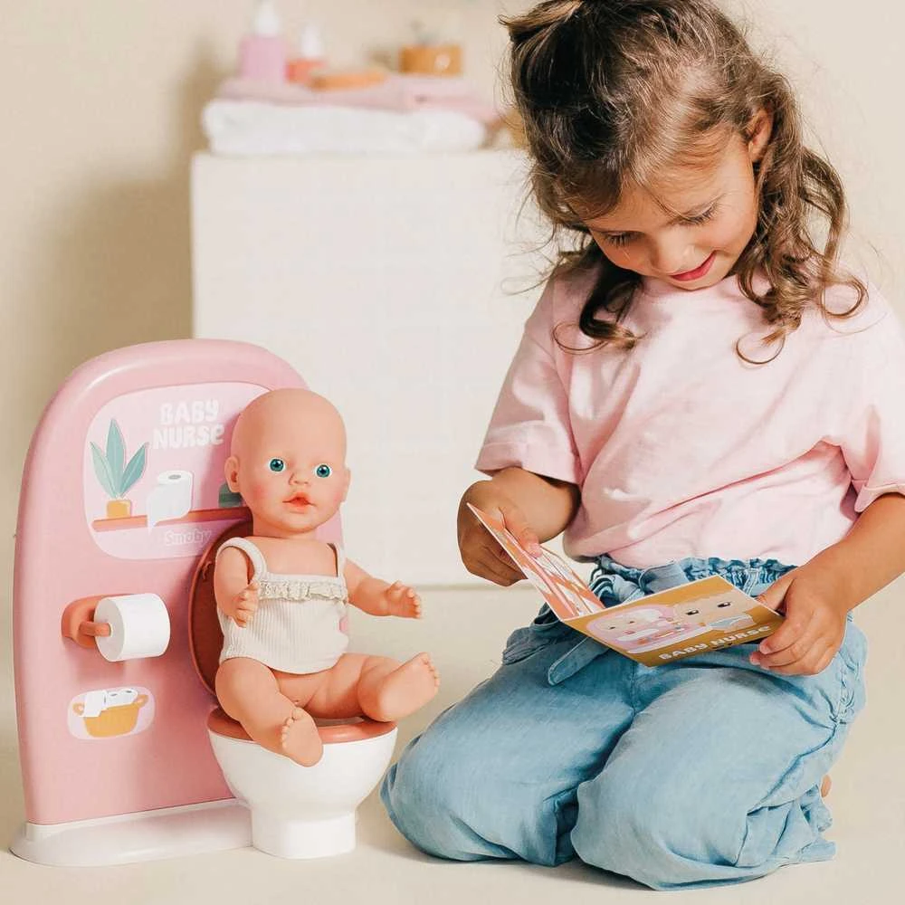 Tualetas lėlėms Smoby Baby Nurse iki 42 cm