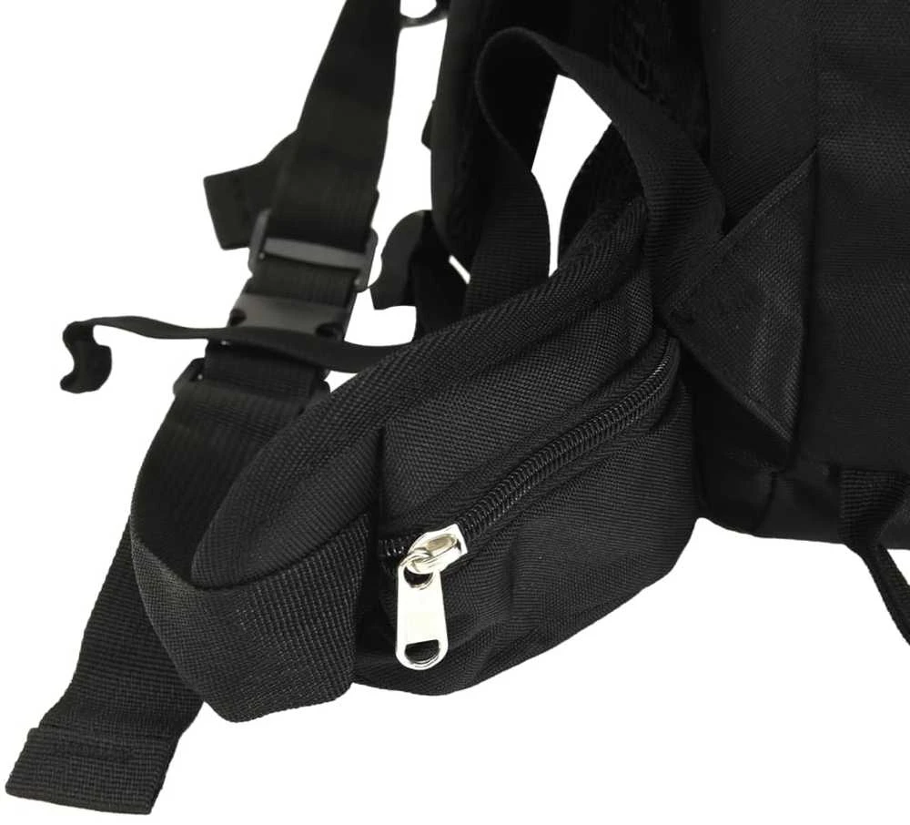 Turistinė kuprinė, juoda, 100L, oksfordo audinys