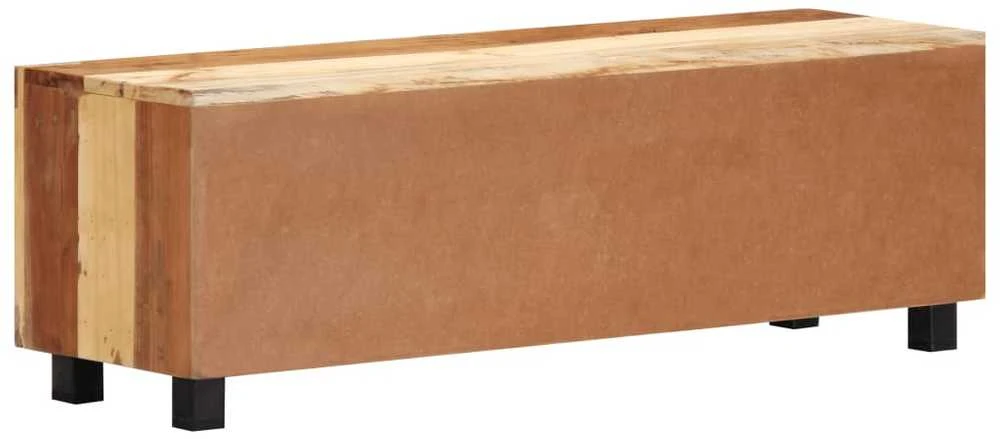 TV staliukas TV spintelė, 100x30x33cm, perdirbtos medienos masyvas