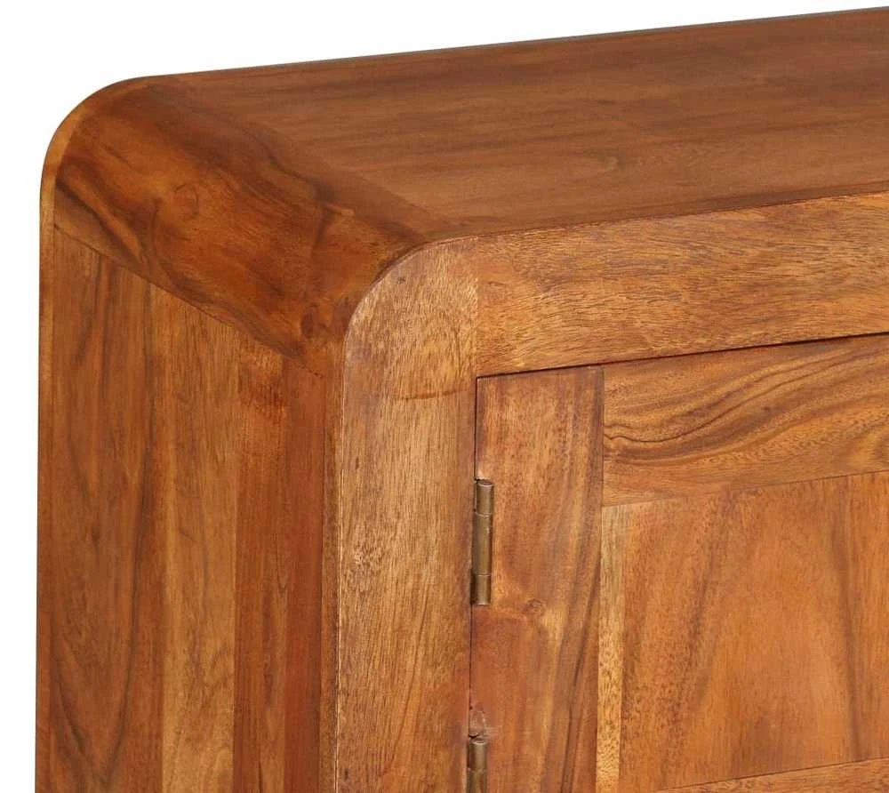 TV staliukas TV Spintelė, 120x30x40cm, medienos masyvas su medaus apdaila