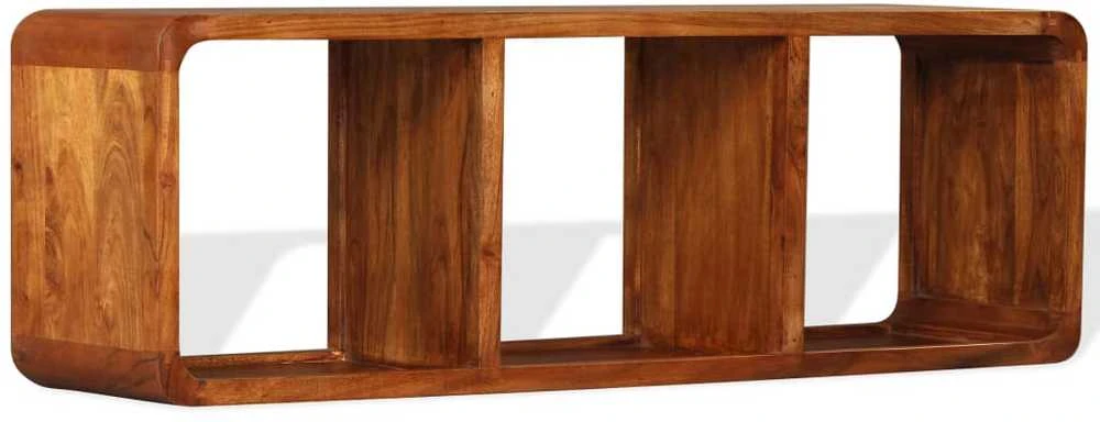TV staliukas TV Spintelė, 120x30x40cm, medienos masyvas su medaus apdaila