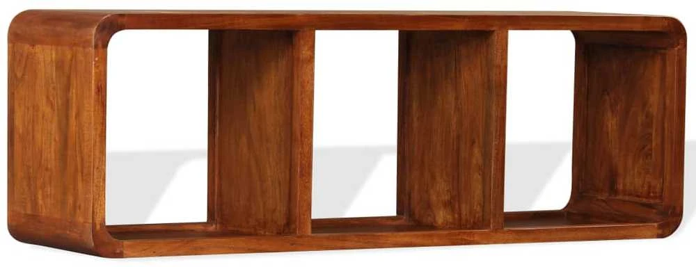 TV staliukas TV Spintelė, 120x30x40cm, medienos masyvas su medaus apdaila