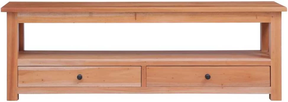 TV staliukas TV spintelė, 120x30x40cm, raudonmedžio medienos masyvas