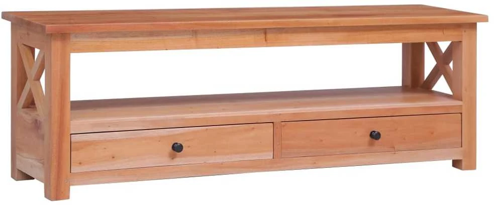 TV staliukas TV spintelė, 120x30x40cm, raudonmedžio medienos masyvas