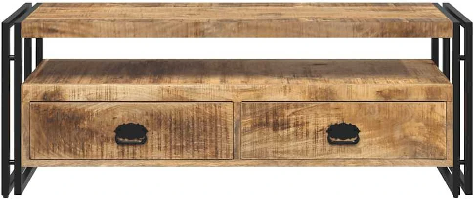 TV spintelė, 120x35x45cm, mango medienos masyvas