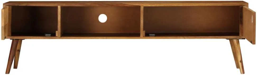 TV staliukas TV spintelė, 140x30x40cm, rausvosios dalbergijos masyvas
