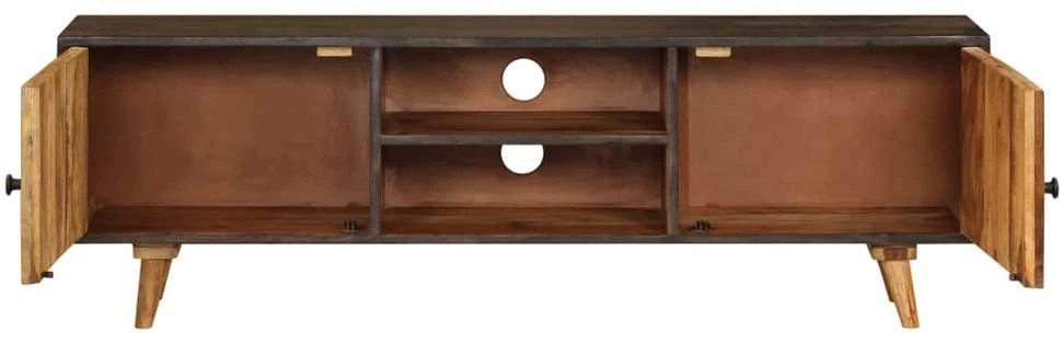 TV staliukas TV spintelė, mango medienos masyvas, 140x30x45cm