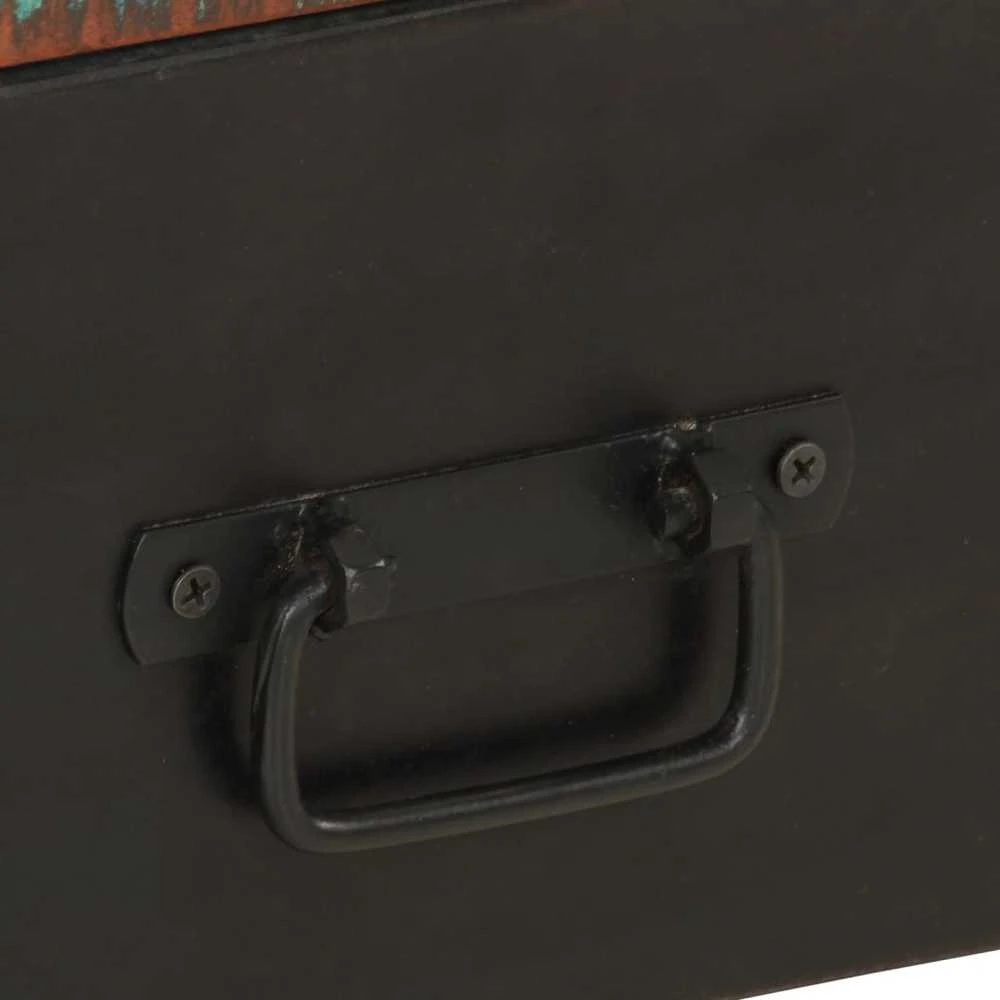 TV spintelė, masyvi perdirbta mediena, 120x30x40cm