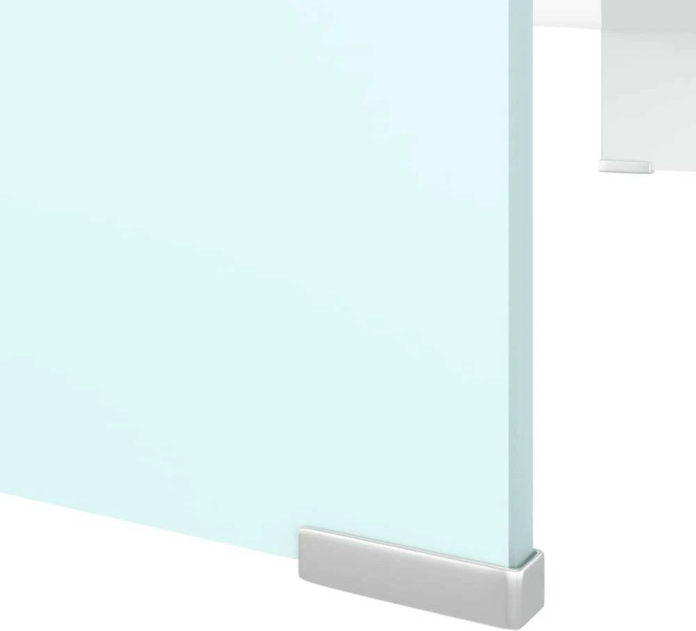 TV stovas/monitoriaus pakyla, žalias, 90x30x13cm, stiklas