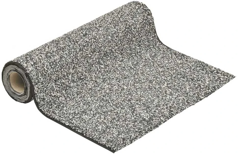 Tvenkinio danga su akmenukais, pilkos spalvos, 300x100cm
