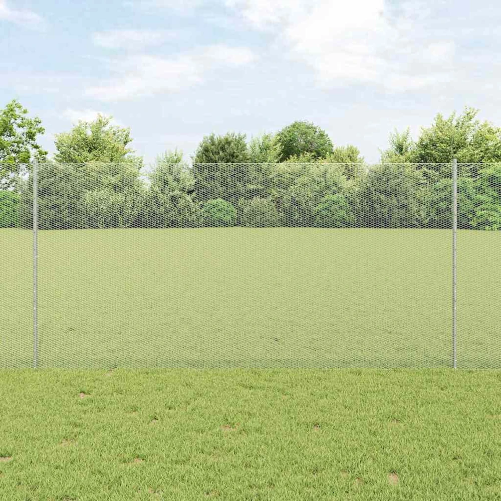 Hexagonal Fence with Post 50 x 1,2 m Galvanizuotas plienas