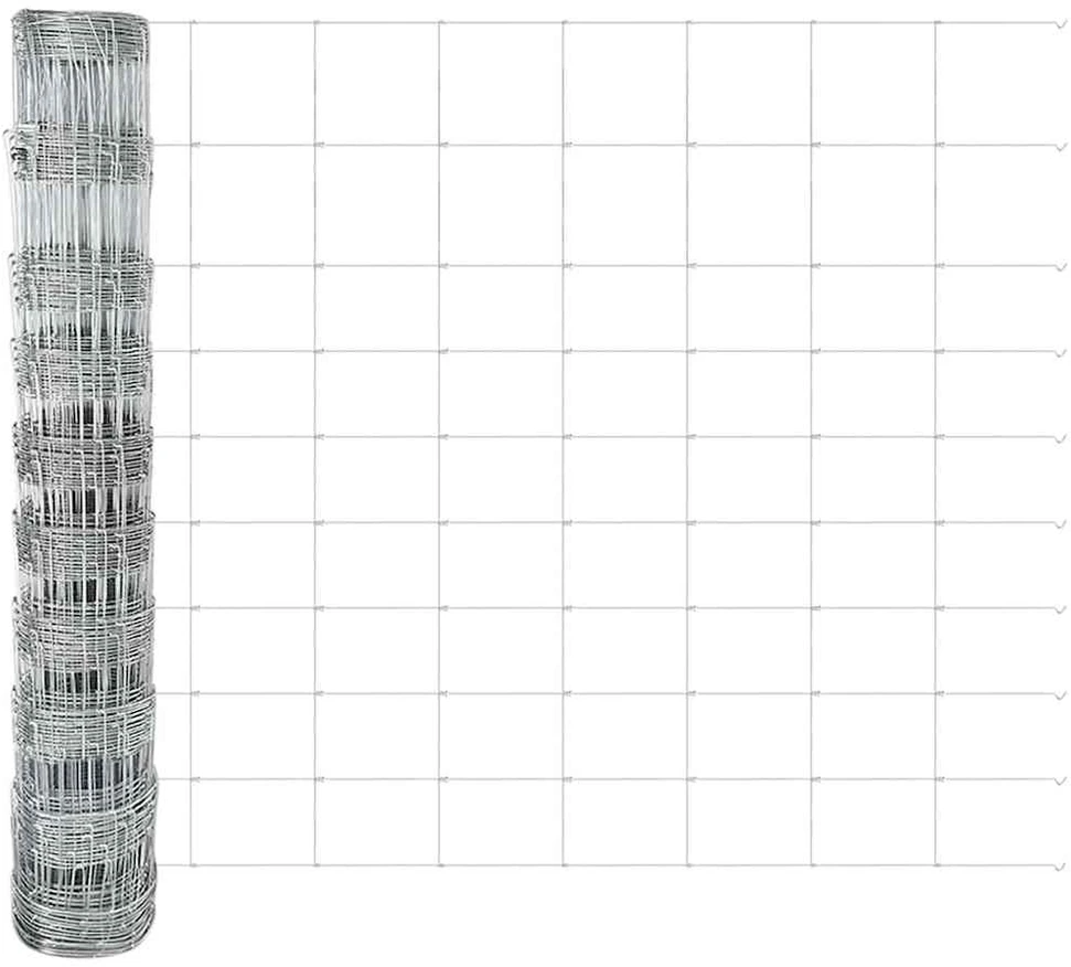 Lauko laukinė tvora su stulpais 50 x 1 m Galvanizuotas plienas
