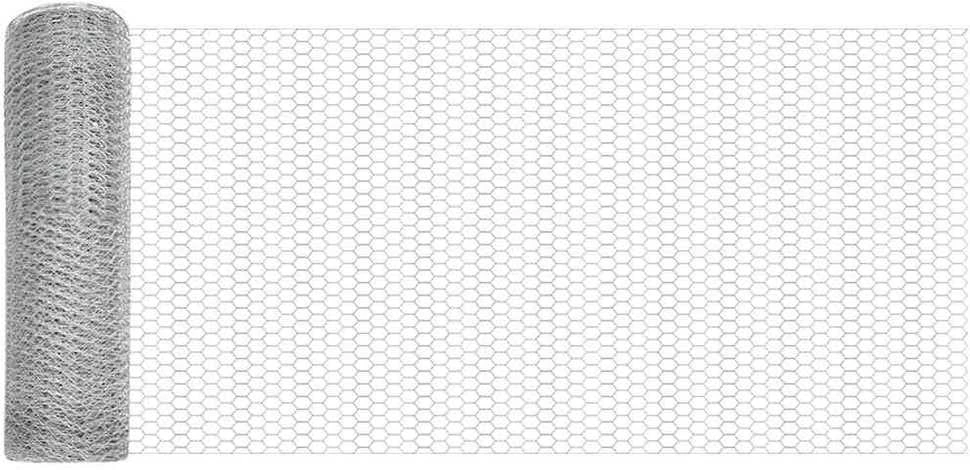 Hexagonal Fence with Post 25 x 0,4 m Galvanizuotas plienas