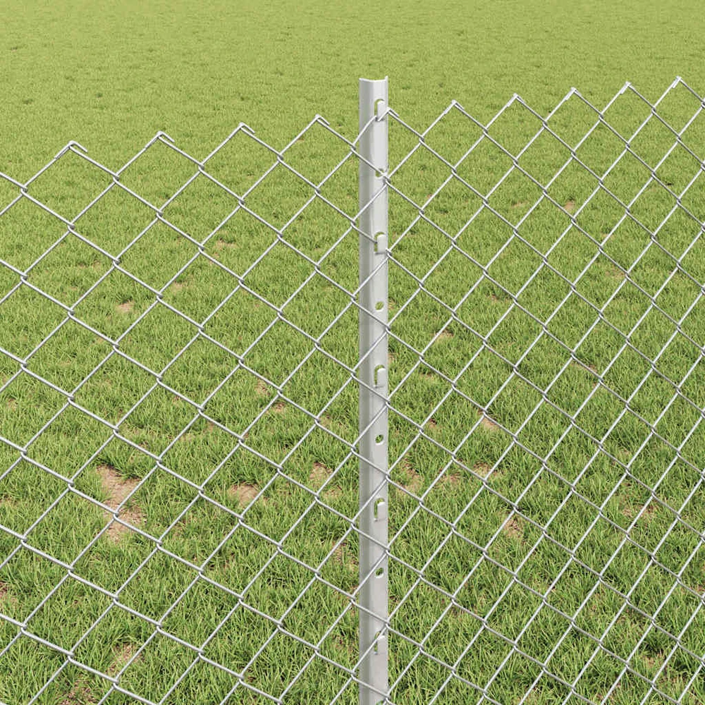 Grandininės tvoros su stulpeliu 10 x 1 m Galvanizuotas plienas
