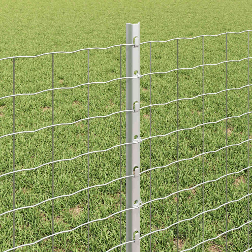 Įmontuotas tvoros stulpas 44 vnt. Sidabrinė 100 cm