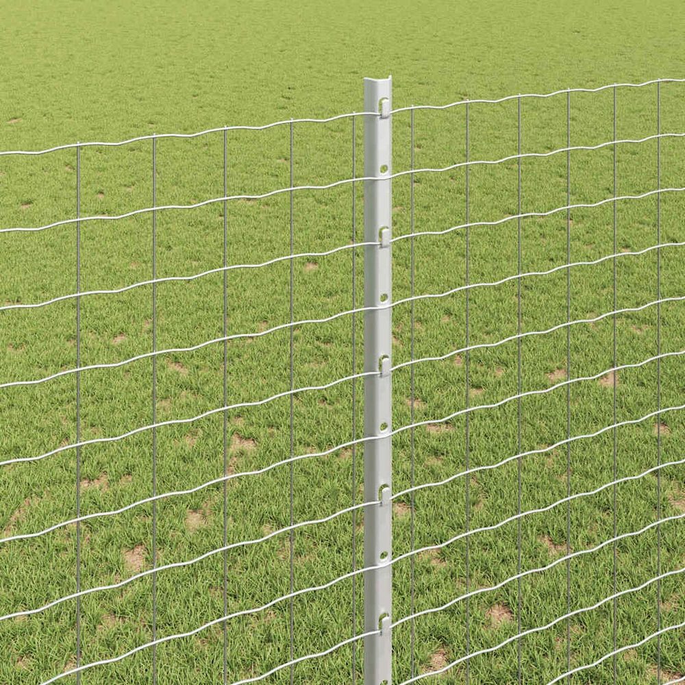 Įmontuotas tvoros stulpas 44 vnt. Sidabrinė 200 cm